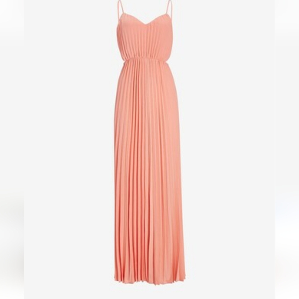 Express Pleated Side Cutout Maxi Dress #NWT